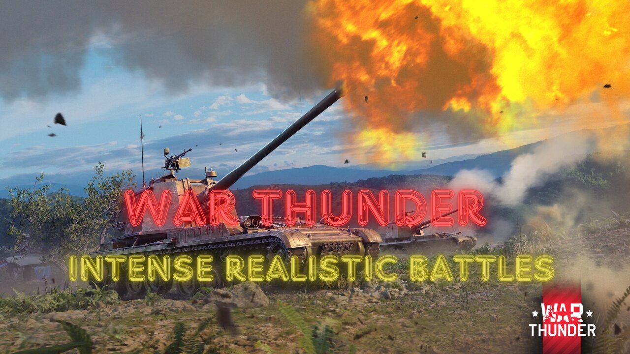 Intense Realistic Tank Battles | War Thunder | PC Game | "4K"| 60FPS