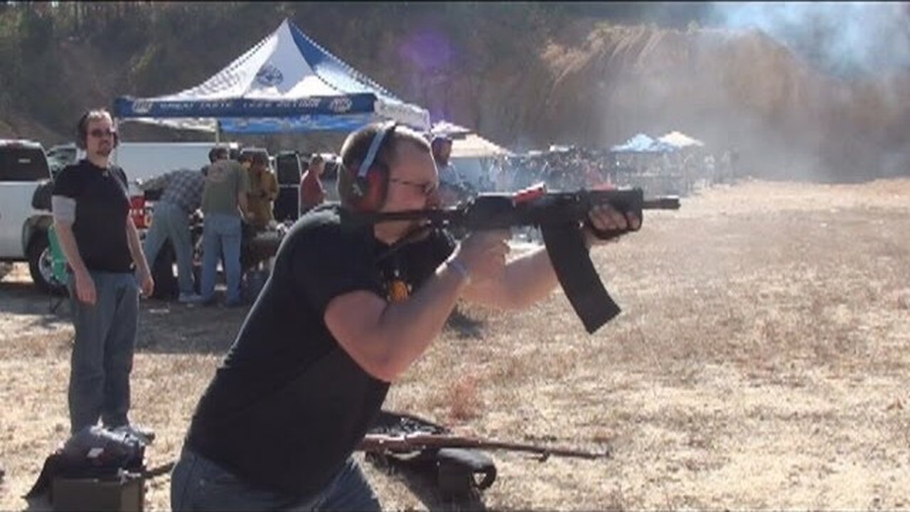 Machine Gun Shoot, Piedmont, AL Fall of 2011