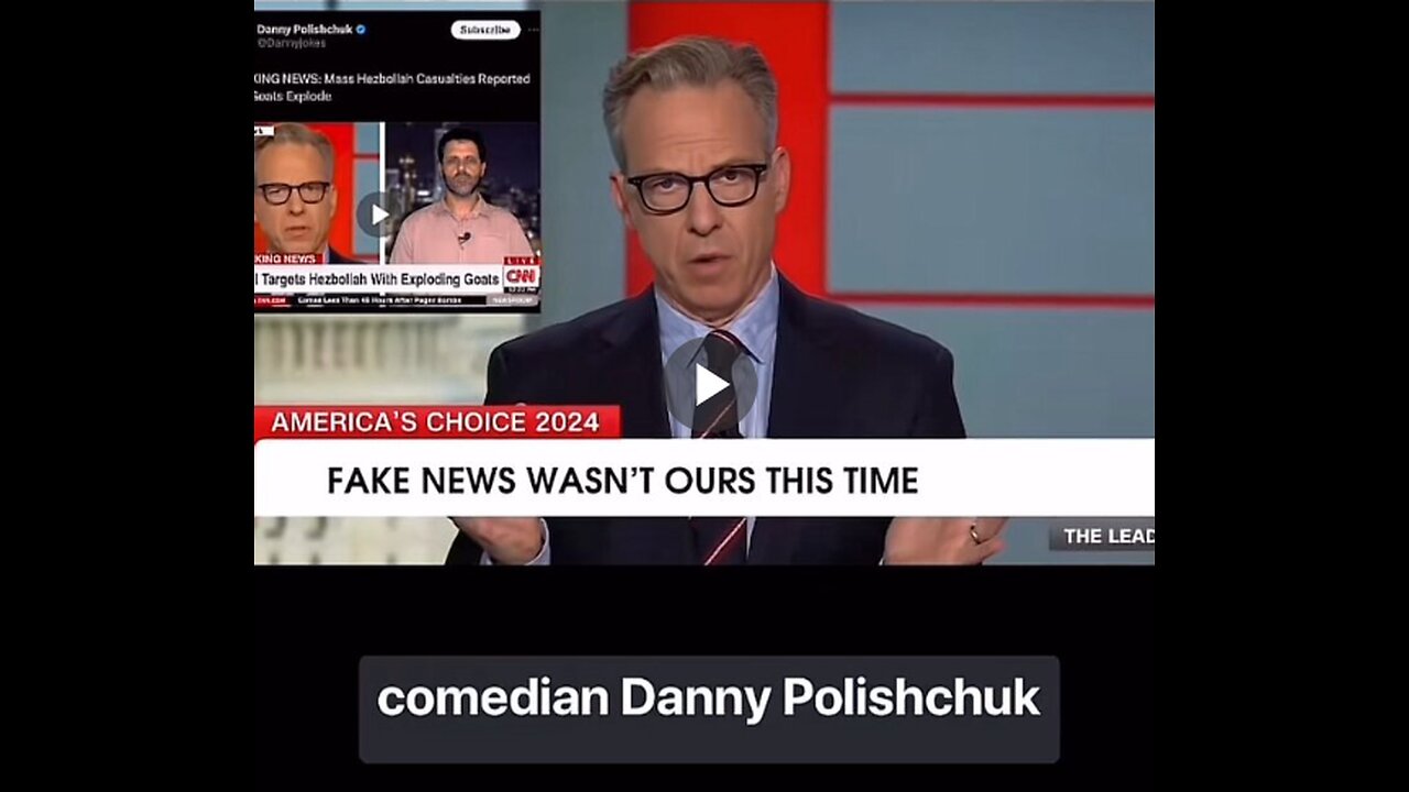 CNN’s Jake Tapper issues statement on viral exploding goats story.