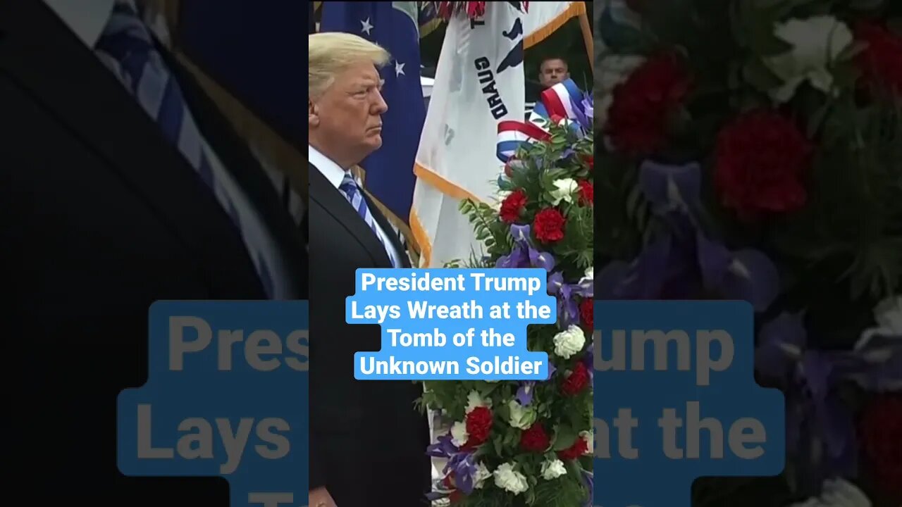 President Trump • Lays Wreath • Tomb of the Unknown Soldier #Trump #unknownsoldier @LawAndCrimeNews