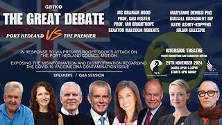 FULL: 📍 The Great Debate, Port Headland vs The Premier 💉 | Perth, WA