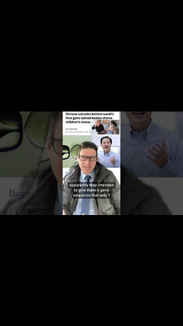 Scientist of 1st Gene Edited Babies Gives Updated!