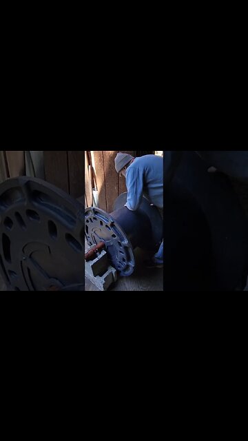 Rebuilding #Hydroelectric Wheel Powering our Neighbor’s #Offgrid Cabin