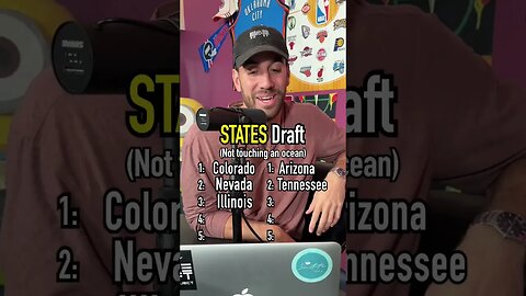 The STATES Not Touching An Ocean Draft!! Who Won? #shorts