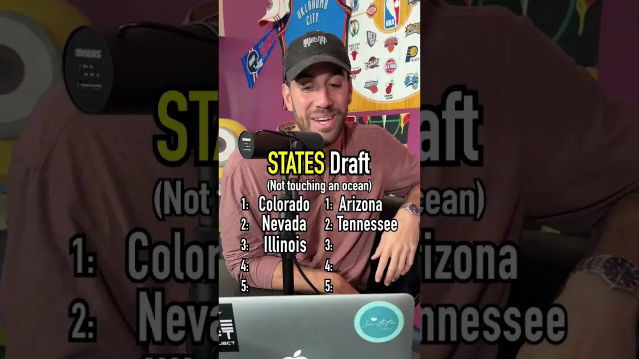 The STATES Not Touching An Ocean Draft!! Who Won? #shorts