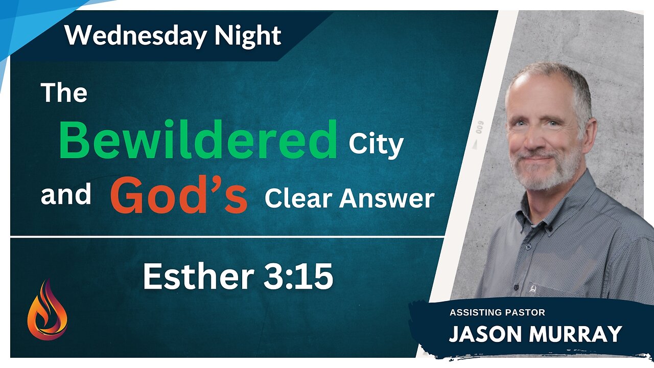 The Bewildered City and God's Clear Answer | Assisting Pastor Jason Murray | 4/24/2024 LIVE