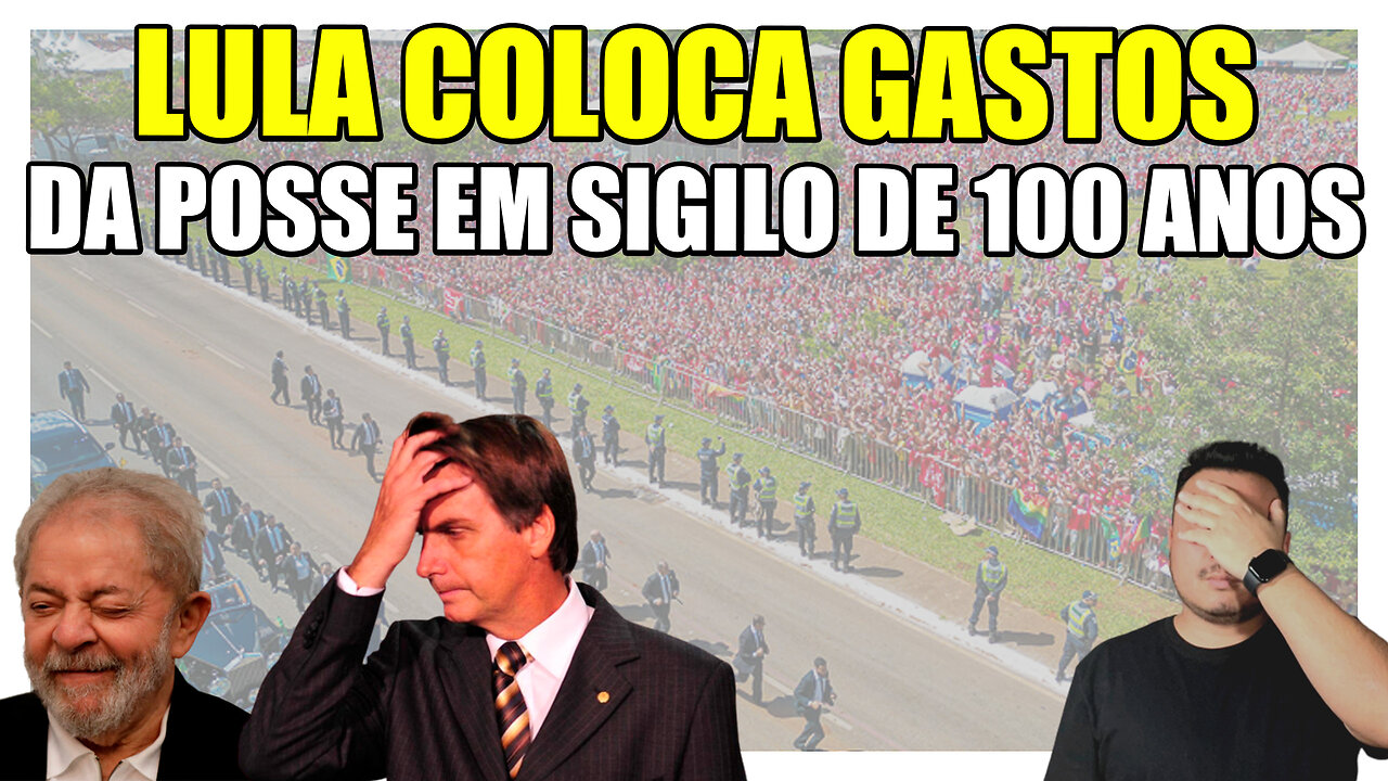 Contraditório - Lula coloca em SIGILO os GASTOS sobre a FESTA da POSSE