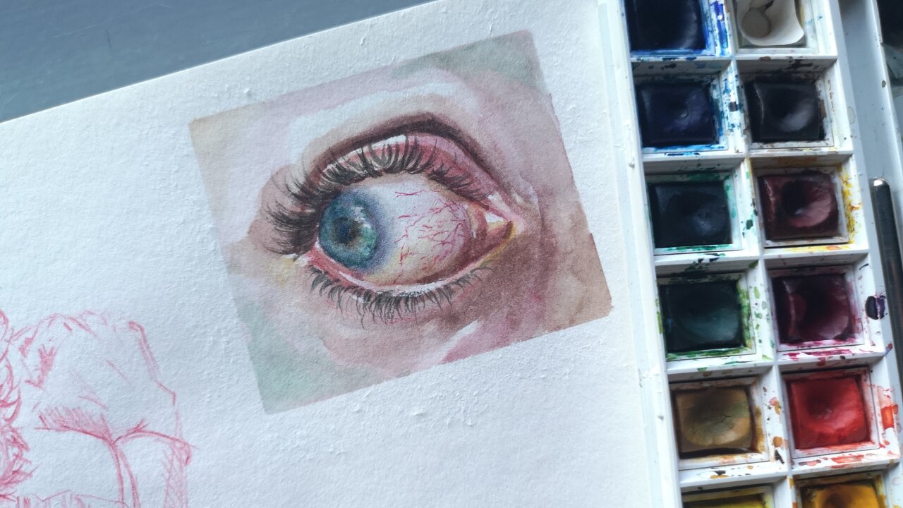 Watercolor Eye 🖌️ || EPISODE 02