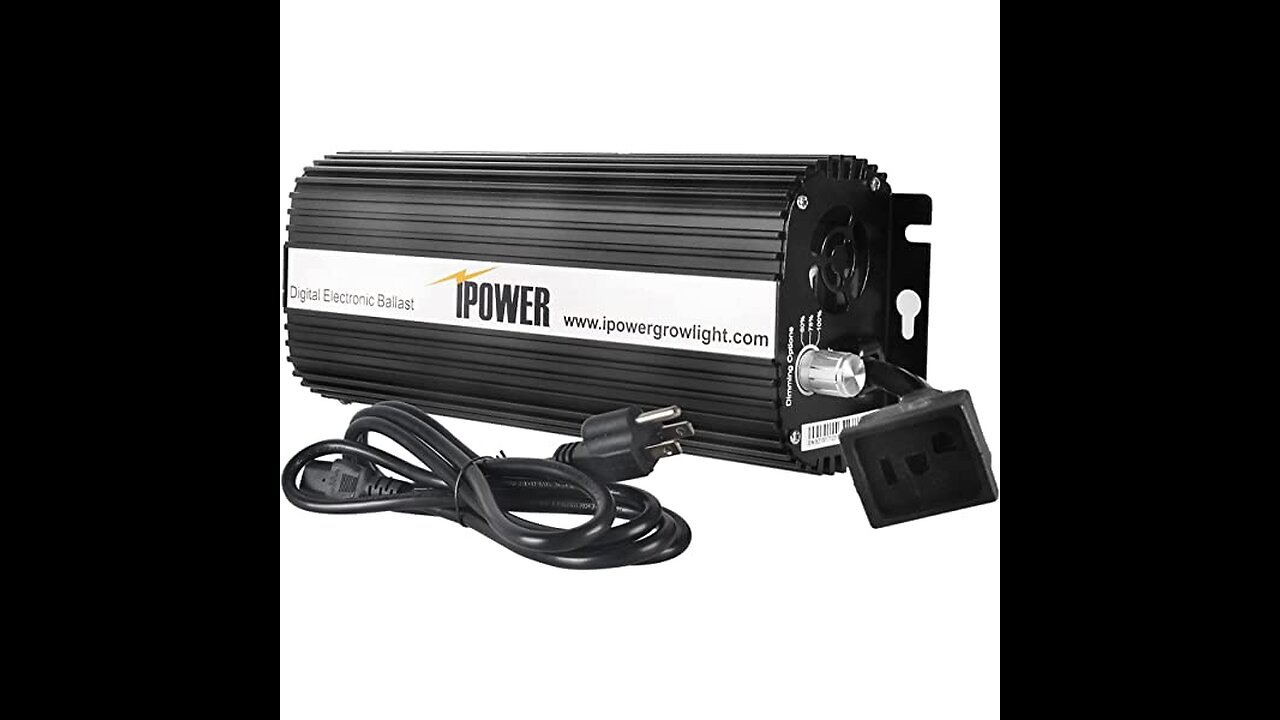 Sun System Hard Core 1000 Watt - 120240 Volt Remote Ballast - Operates HPS and MH Lamps, Unive...