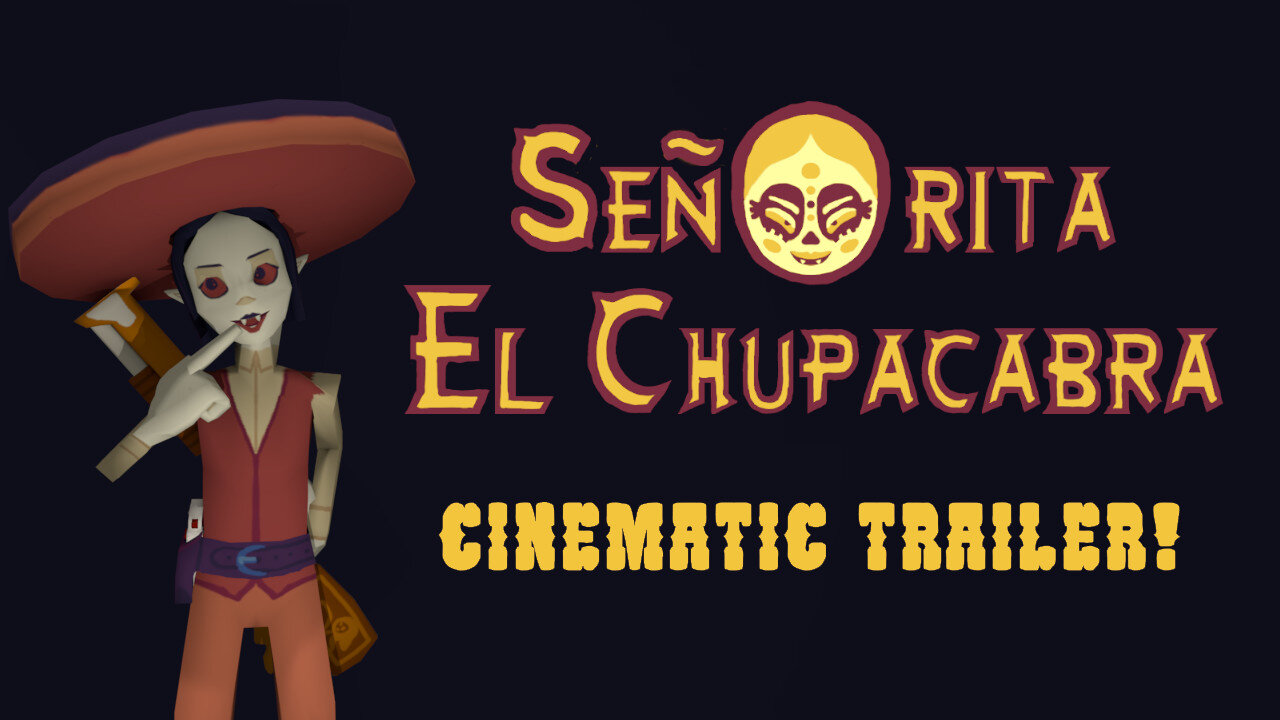 Senorita El Chupacabra - Cinematic trailer of shooter game with magic