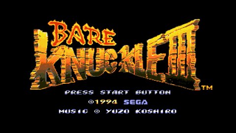 Bare Knuckle III - Hack Edition ( MD ROM )