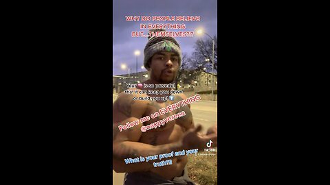 WHY DO PEOPLE BELIEVE IN EVERYTHING BUT THEMSELVES!!? | the best motivational bodybuilding rapper