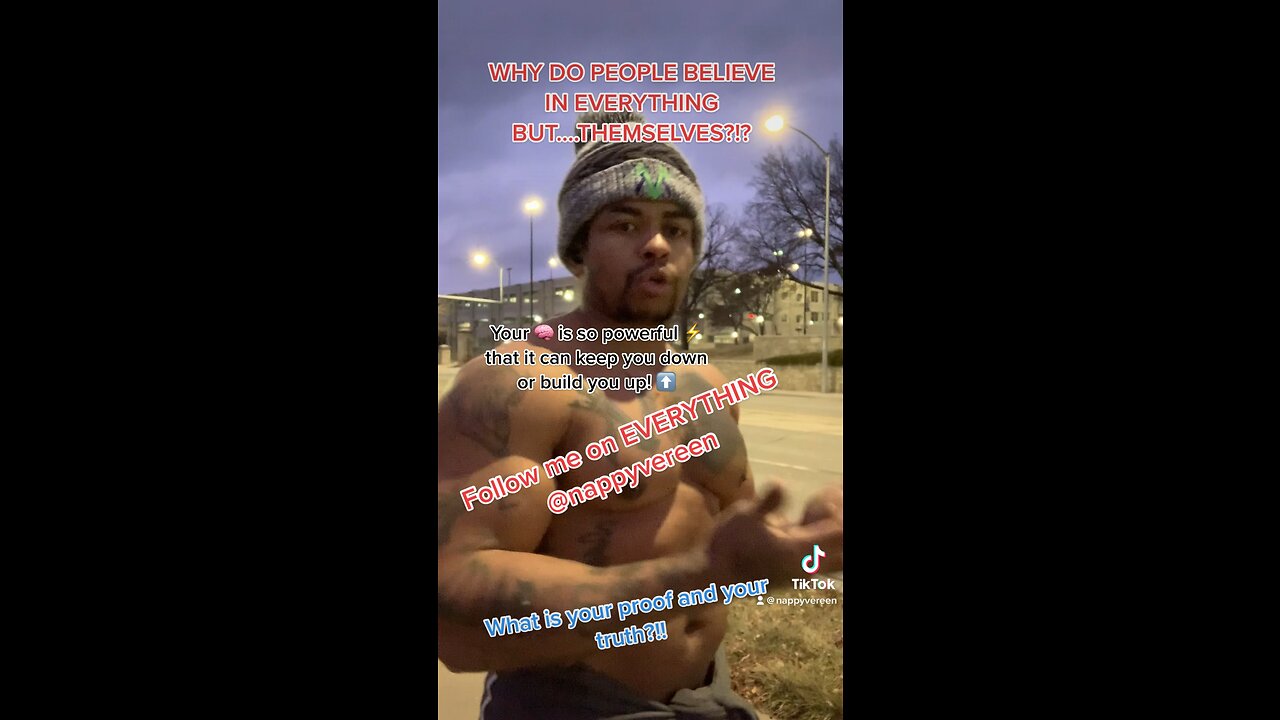 WHY DO PEOPLE BELIEVE IN EVERYTHING BUT THEMSELVES!!? | the best motivational bodybuilding rapper