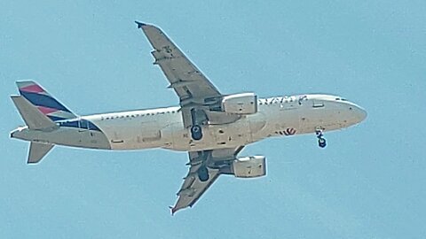 Airbus A320 PR-MHX coming from Natal to Fortaleza