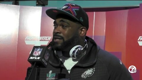 Detroit Crockett, Michigan product Brandon Graham talks playing in second Super Bowl