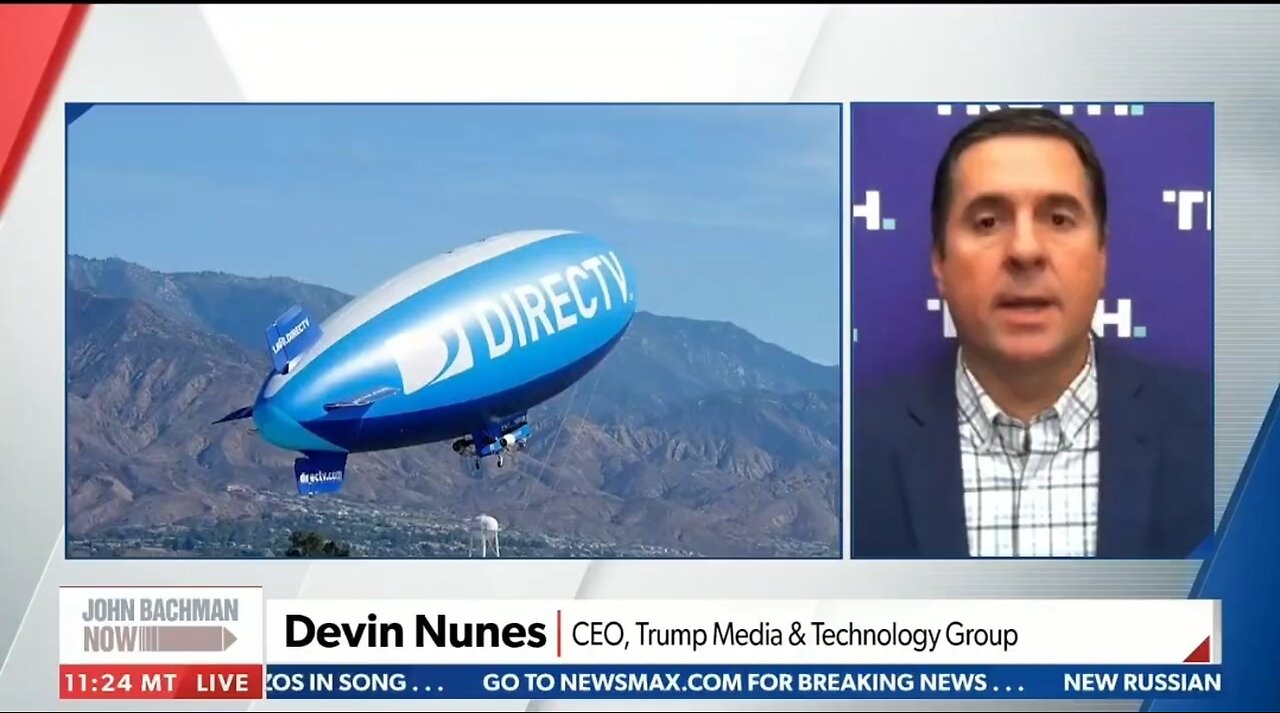 Devin Nunes: DirecTV Dropping Newsmax Is a Step Too Far