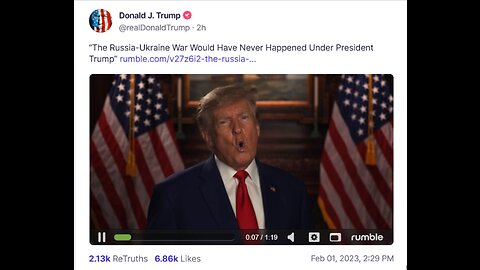 Donald J. Trump Russia-Ukraine War Would Have Never Happened Under President Trump”