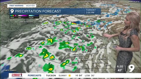 Breezy and cooler as our next system approaches