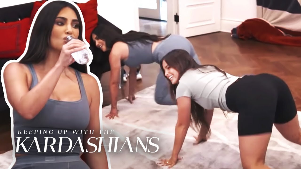 Kim Kardashian Takes Tik Tok Dance Lessons From Addison Rae | KUWTK | E!