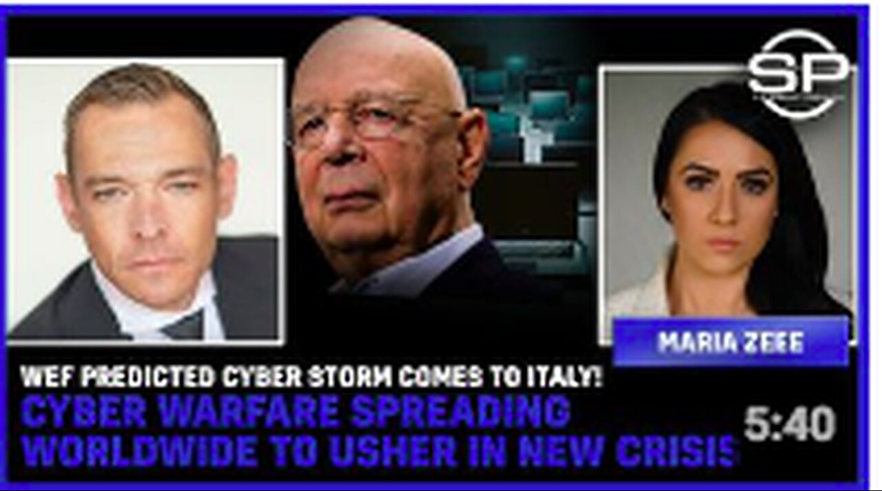 WEF Predicted CYBER STORM Comes To Italy! Cyber Warfare Spreading Worldwide To Usher In New Crisis