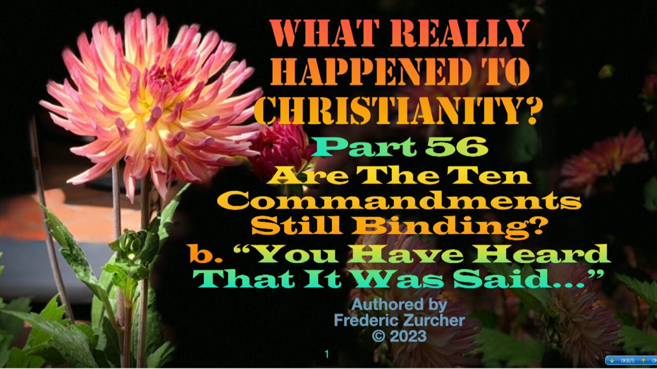 Fred Zurcher on What Really Happened to Christianity pt56