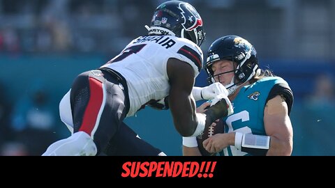 Azeez Al Shaair BANNED For 3 Games After Vicious Hit On Trevor Lawrence!