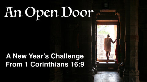 An Open Door 1 Corinthians 16:9