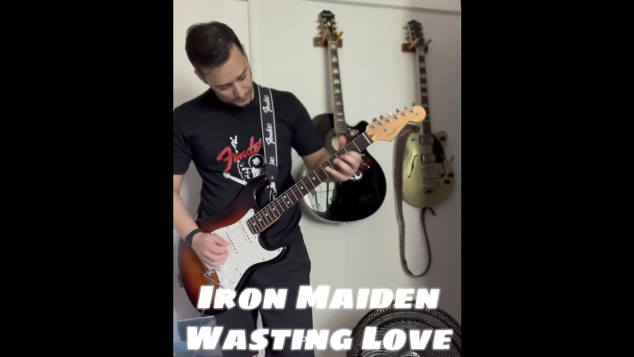 WASTING LOVE Iron Maiden solo cover!