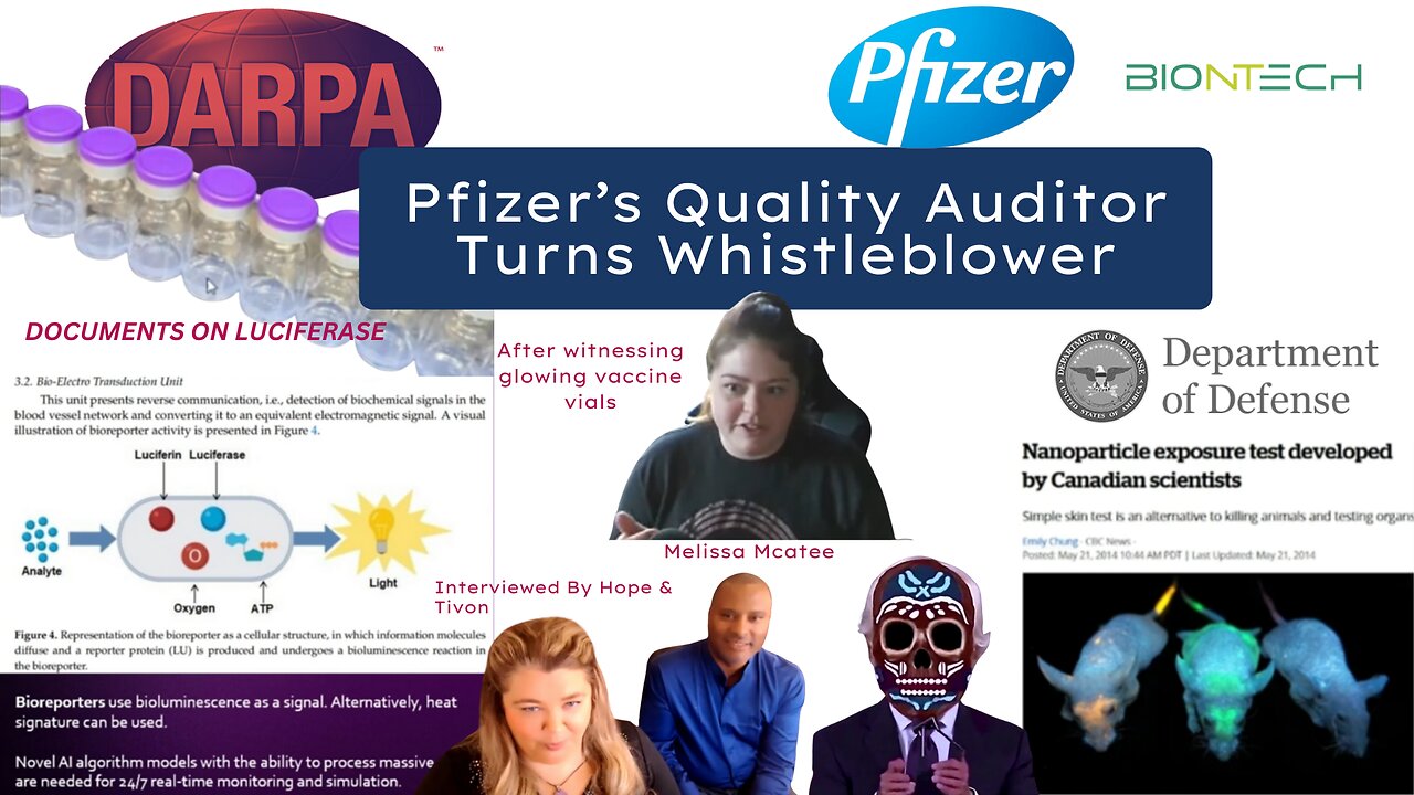 Pfizer's Quality Auditor Turned Whistleblower, Melissa Mcatee - Documents Glowing Vials And More