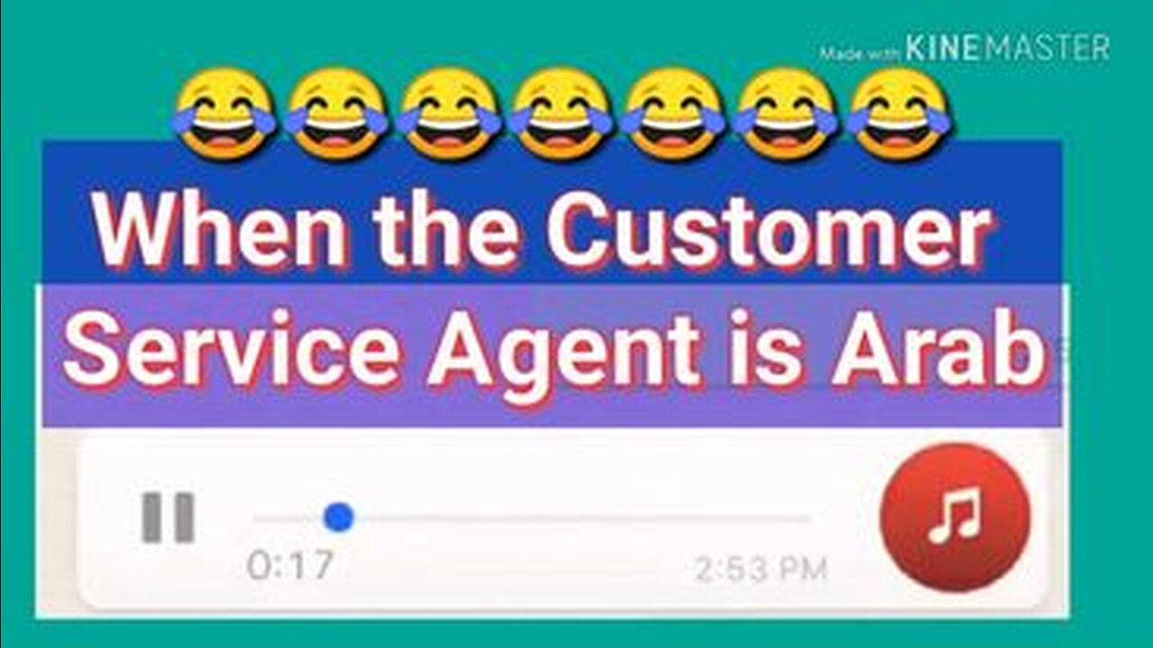 WHEN THE CUSTOMER SERVICE AGENT IS ARAB