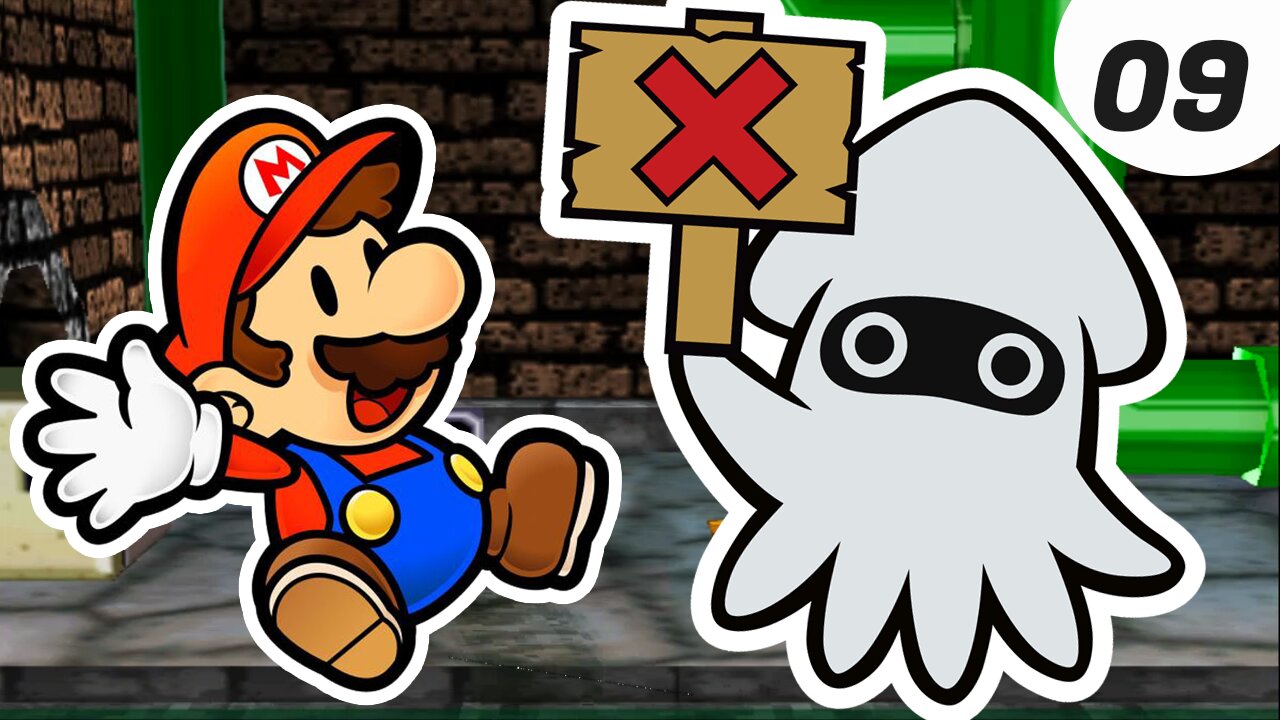 Paper Mario Ep.[09] - Tubulação da cidade Toad.