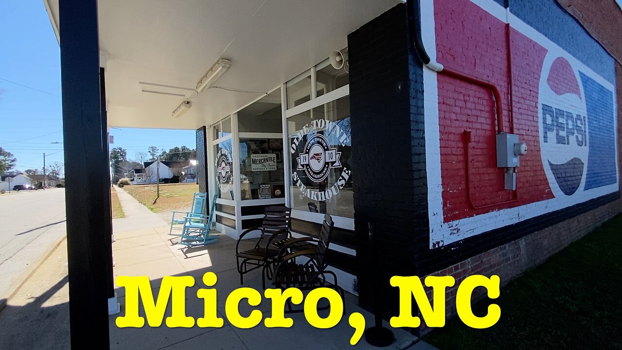 Micro, NC, Town Center Walk & Talk - A Quest To Visit Every Town Center In NC