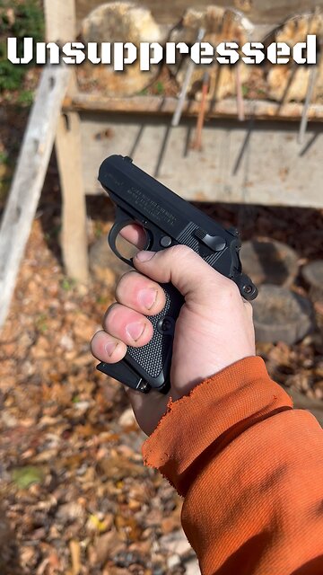 Walther PPK/S with Anechoic 22 Suppressor