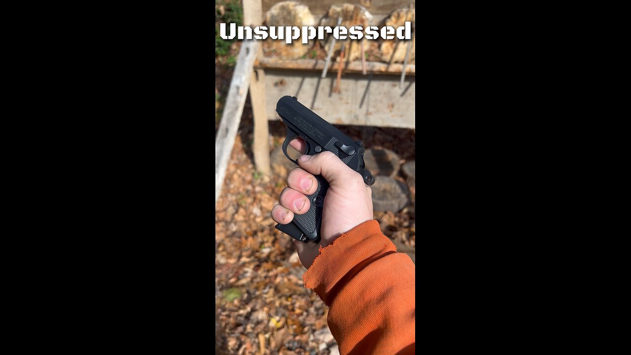 Walther PPK/S with Anechoic 22 Suppressor