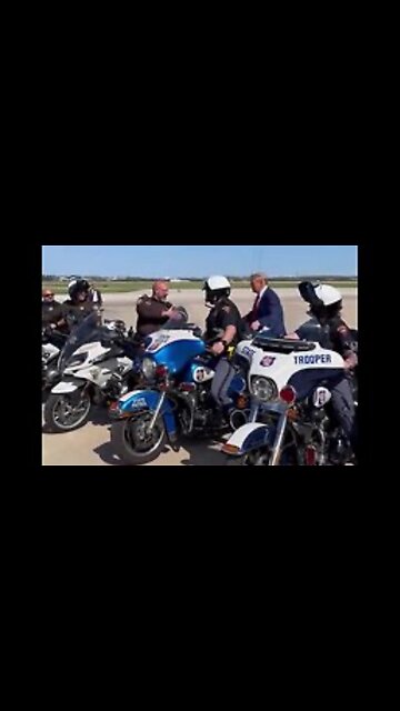 President Trump thanking Wisconsin Law Enforcement!