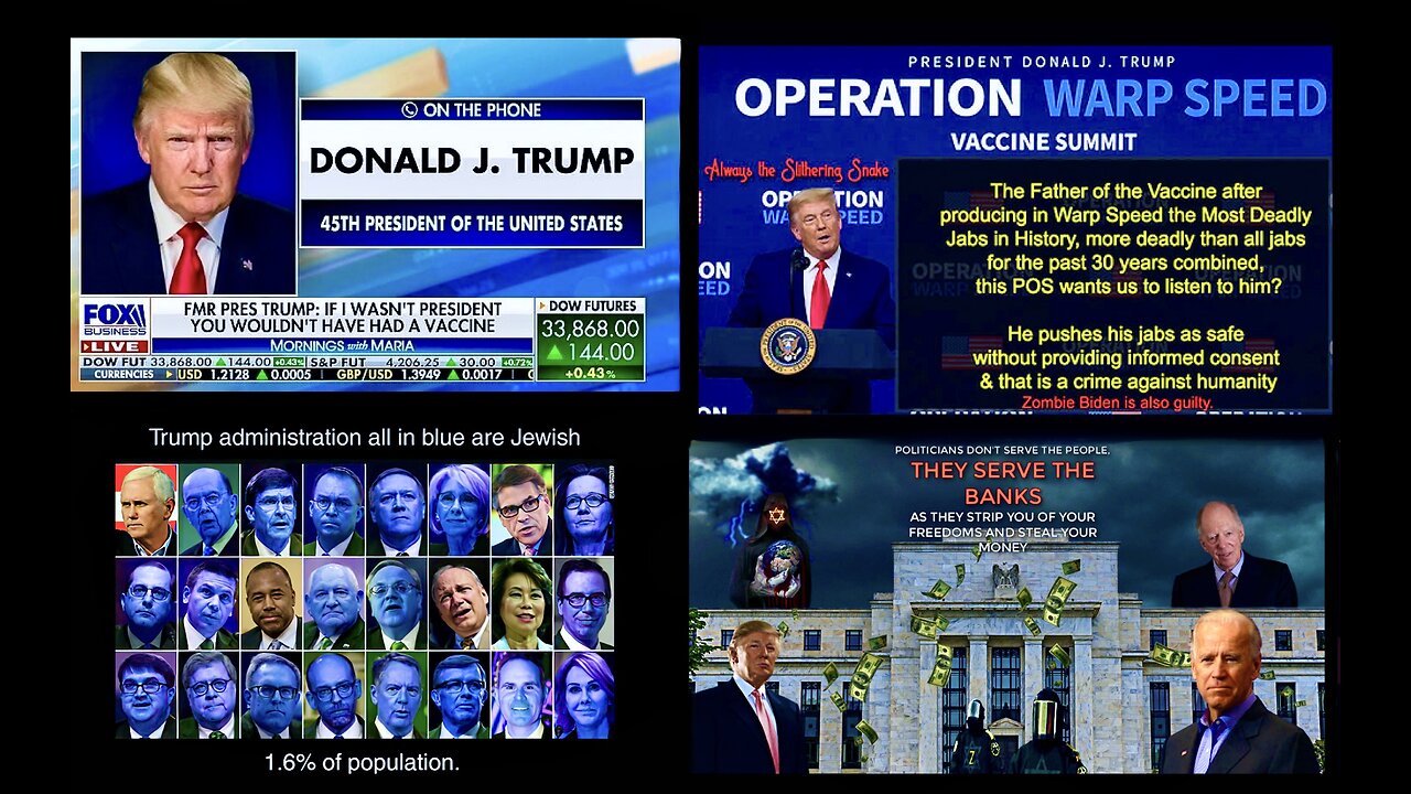 Trump Worshipers Refuse To Ponder Prospect That He May Be Globalist Controlled Opposition Judas Goat