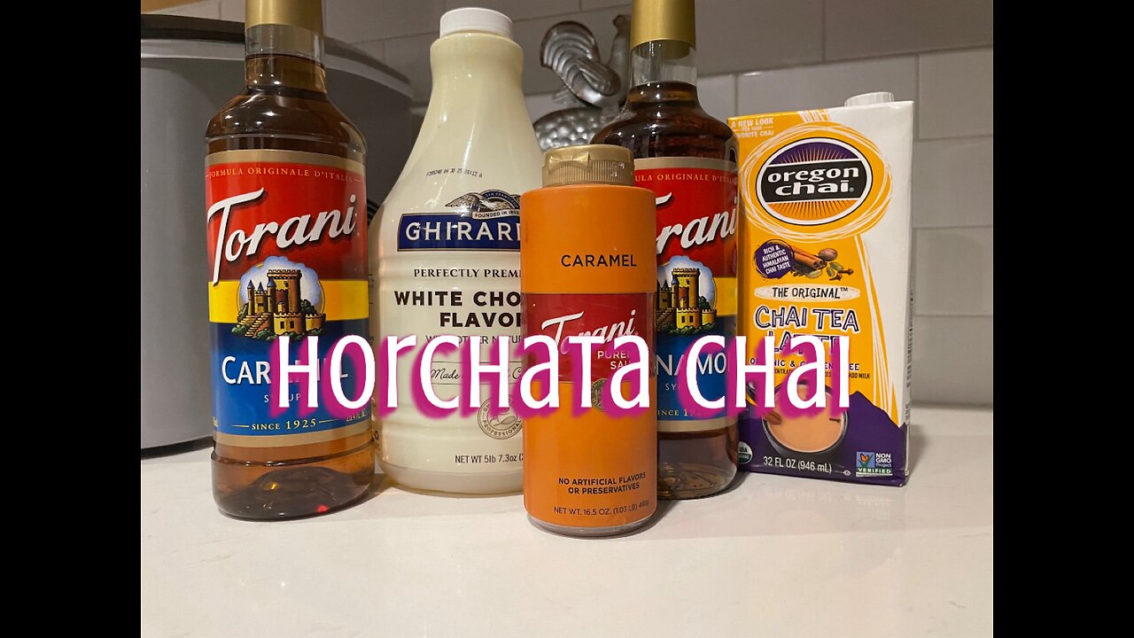 Horchata Chai