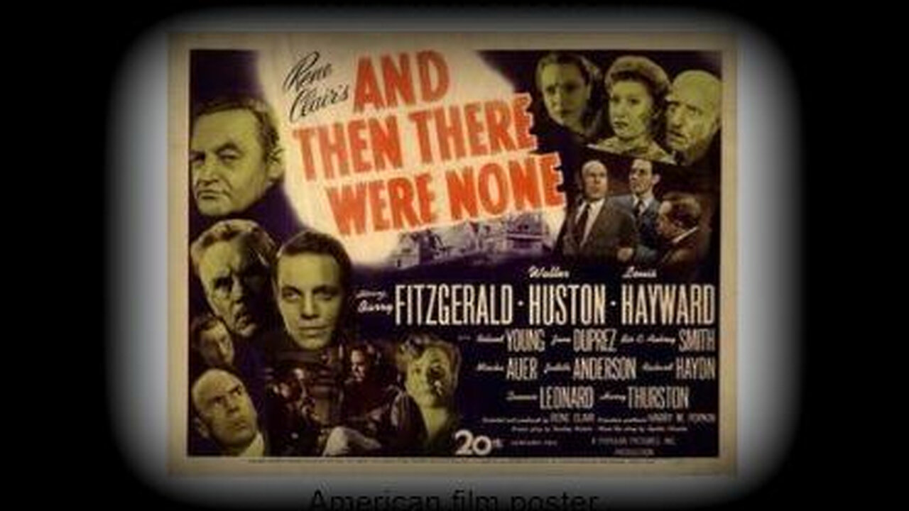 And Then There Were None 1945 | Classic Mystery Drama | Vintage Full Movies | Murder Mystery