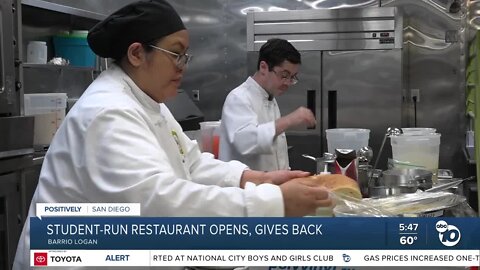 POSITIVELY SAN DIEGO: Student-run bistro in Barrio Logan gives back to community