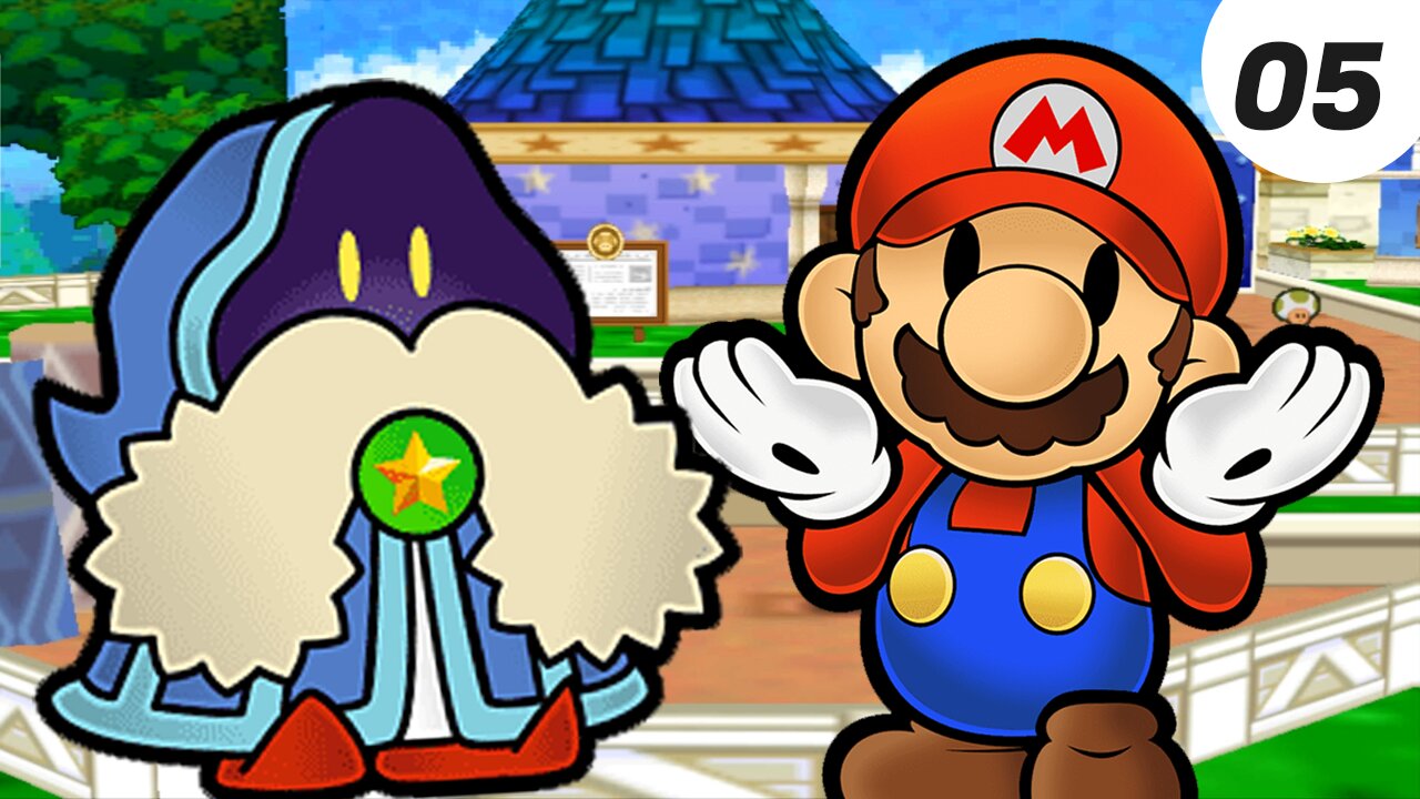 Paper Mario Ep.[05] - Cidade Toad, treinamento e Merlon.