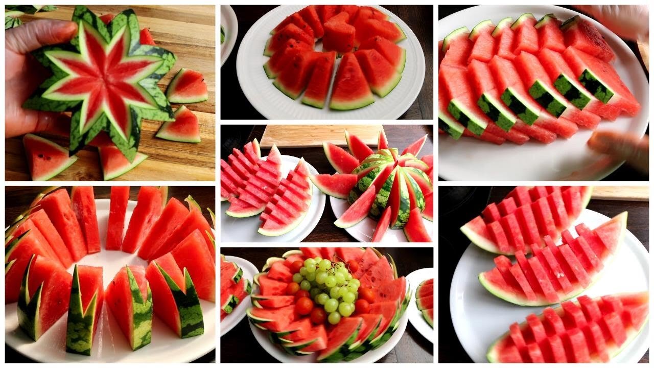 amazing watermelon cutting