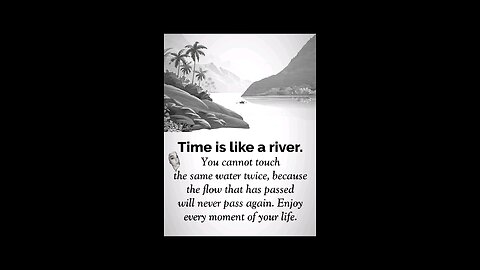Time is like a rover