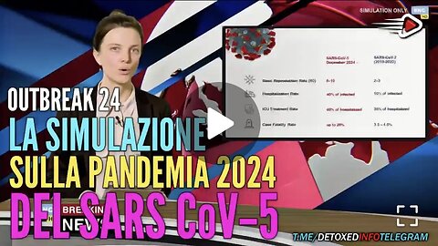 NWO, SIMULAZIONI: Outbreak 24, Sars Cov-5, Novembre 2021