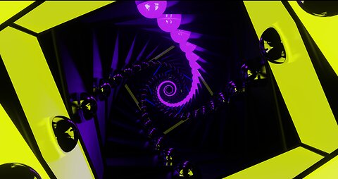 vj loop neon pink purple abstract background video | colorful neon spiral tunnel free download