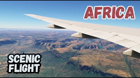 Nairobi to Johannesburg: Scenic African Flight | Kilimanjaro, Serengeti & Victoria Falls! 🌍✈️