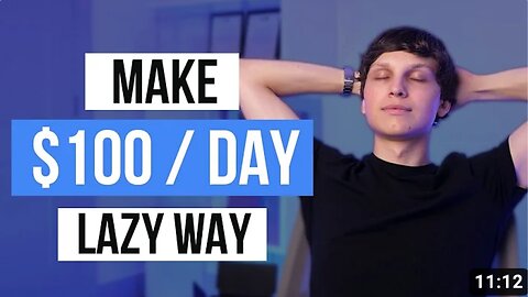 Laziest Way to Make Money Online For Beginners ($100/day+)
