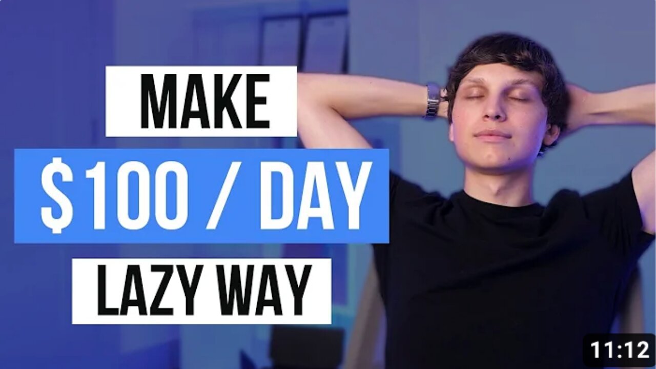 Laziest Way to Make Money Online For Beginners ($100/day+)