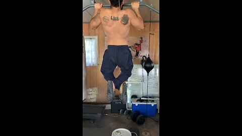 Some pull-ups, dominadas