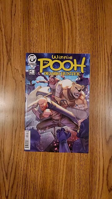 Winnie the Pooh: Demon Hunter #3 Antarctic Press #QuickFlip Comic Review Nicholas Mueller