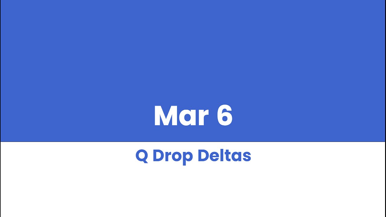 Q DROP DELTAS MAR 06